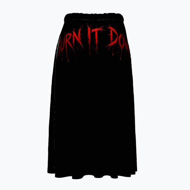 Baumwollrock Moth Cinder from Hell - Burn it down - Gothikwear