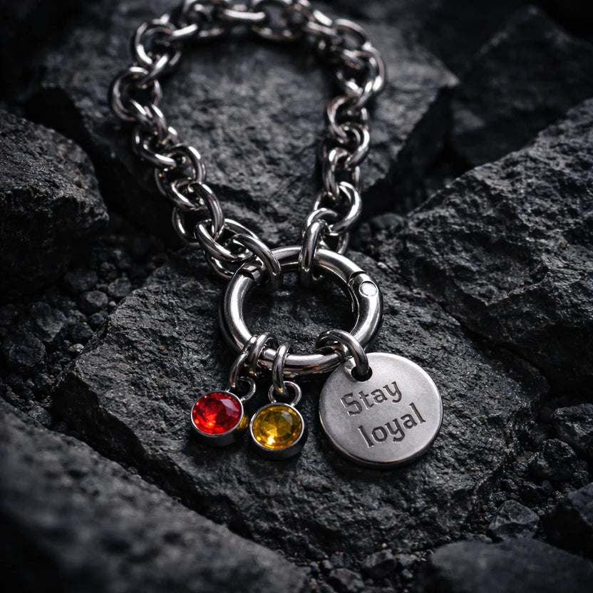 Statement Armband aus hochwertigem Edelstahl – Wähle deinen Anhänger