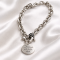 Statement Armband Mama ich liebe dich aus hochwertigem Edelstahl