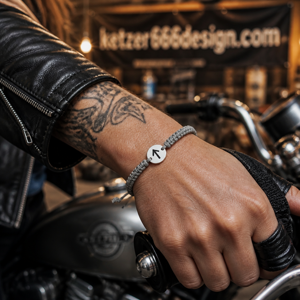 Armband - handgefertigt mit Tiwaz Rune