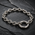 Edelstahl Armband mit Öse für Charms - Bikerwear - Wikingerwear