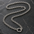 Edelstahl Kette mit Öse für Anhänger - Bikerwear