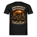 Männer T-Shirt Unstoppable Brotherhood - Schwarz
