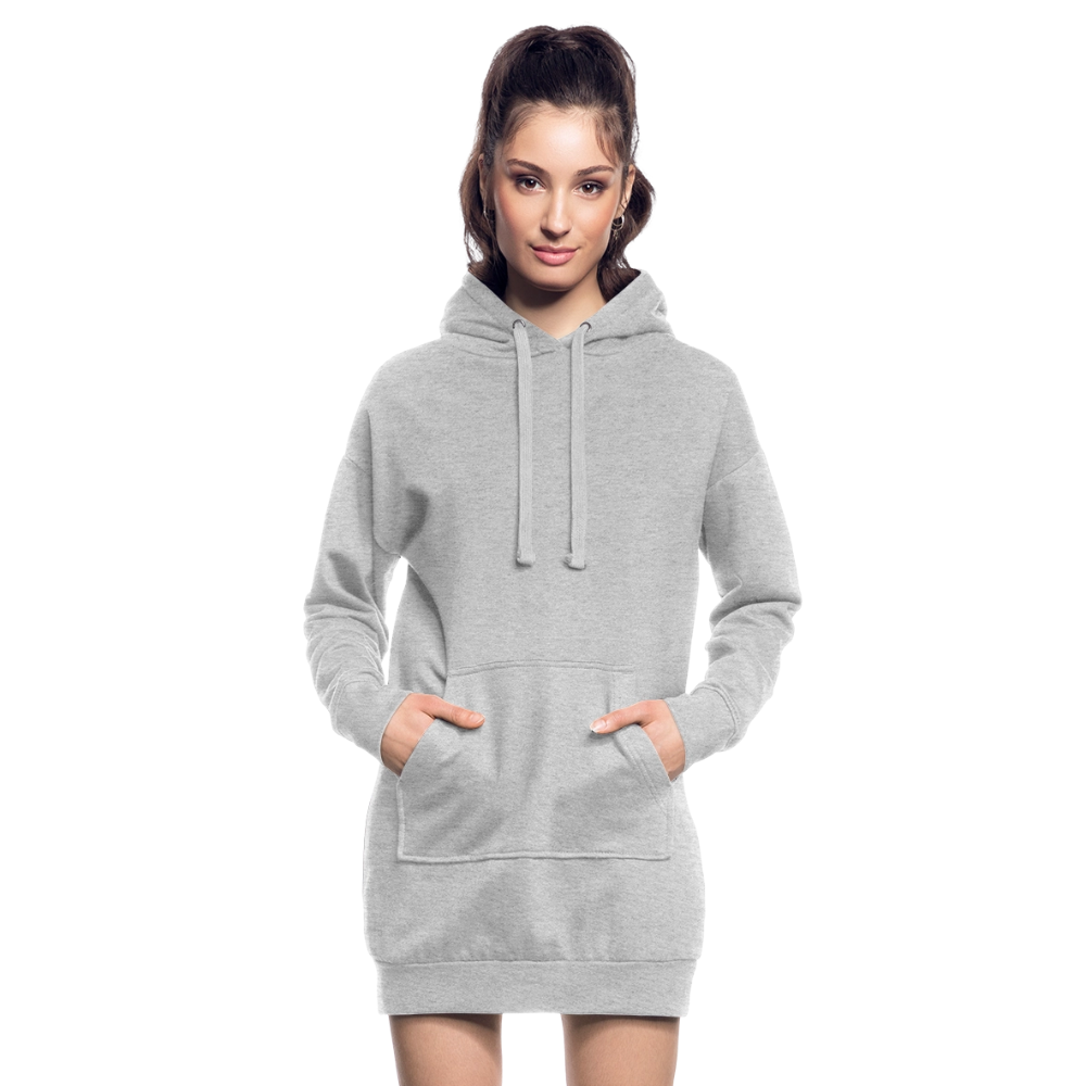 Hoodie-Kleid Hugin und Munin - Grau meliert