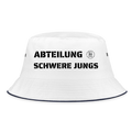 Bucket Hat Abteilung schwere Jungs - Weiß/Navy