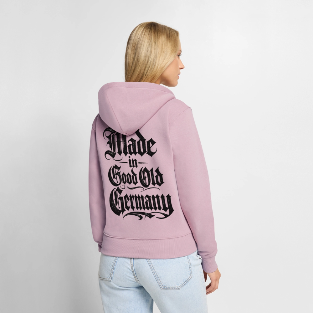 Frauen Premium Kapuzenjacke Made in good old Germany - Altrosa