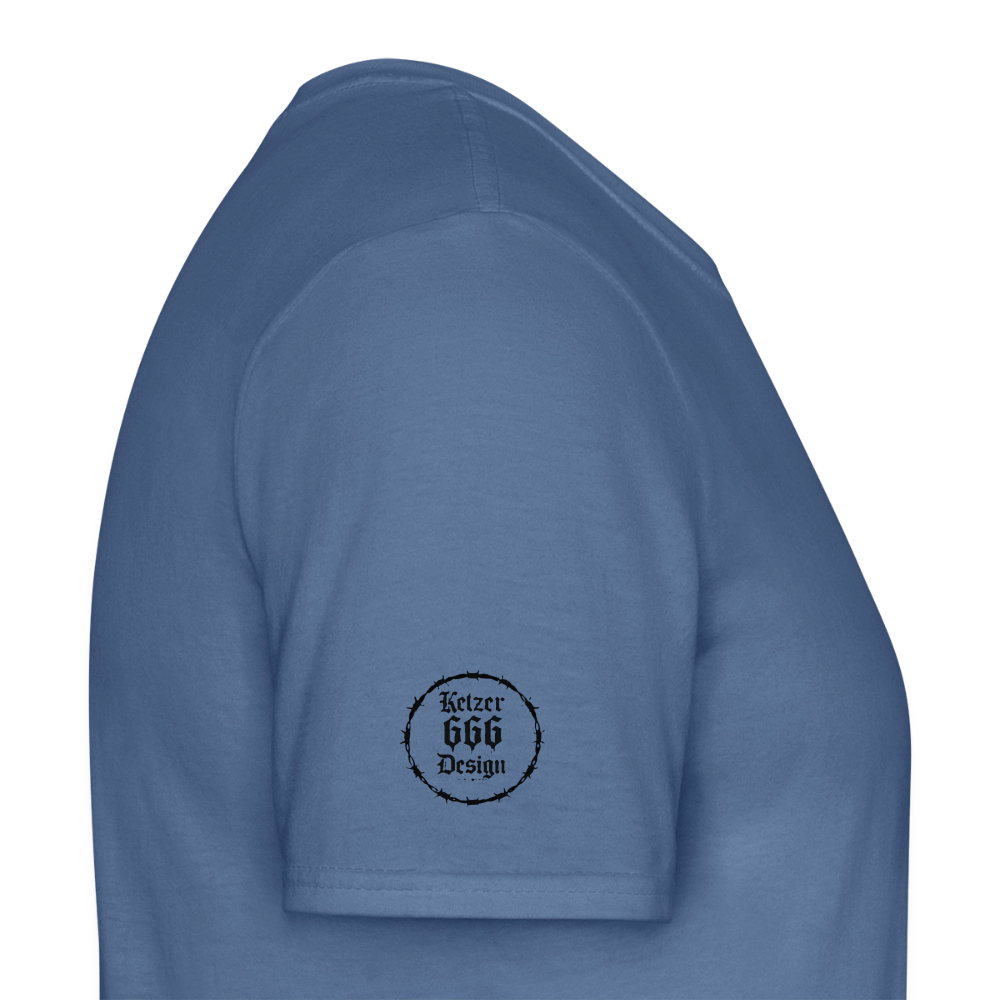 Männer T-Shirt Hugin und Munin - Taubenblau