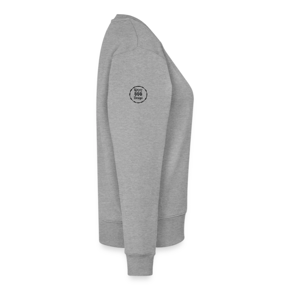 Frauen Premium Pullover - Grau meliert
