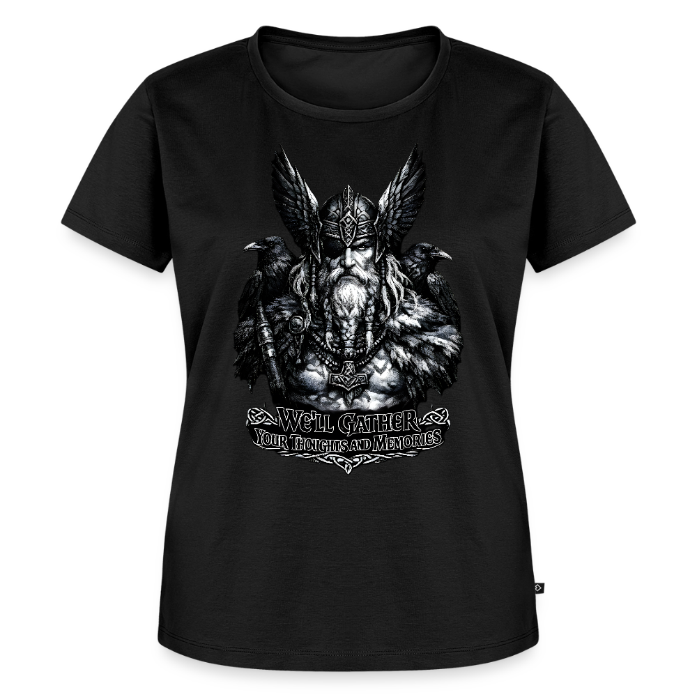 Frauen Premium T-Shirt Odin - Schwarz