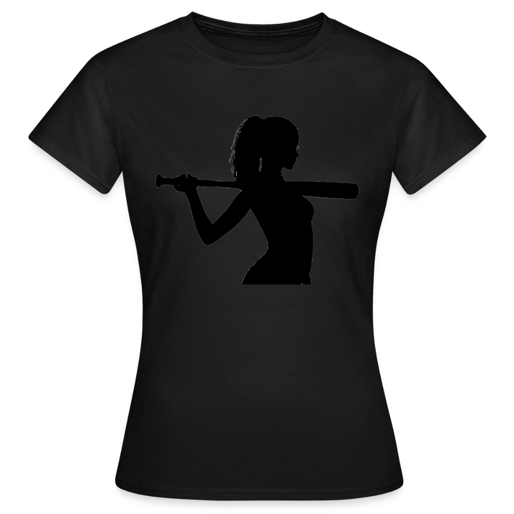 Frauen T-Shirt Lieber stehend sterben - Schwarz