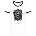 Frauen Kontrast-T-Shirt No Religion Kontast - Weiß/Schwarz