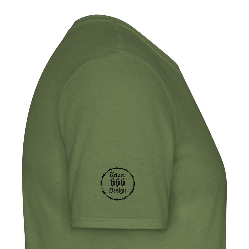 Männer T-Shirt Hugin und Munin - Militärgrün