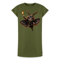 Frauen Premium Organic T-Shirt Kleid - Khaki