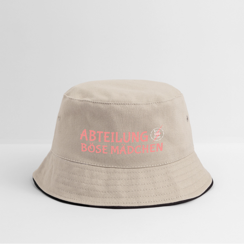 Bucket Hat - Khaki/Schwarz