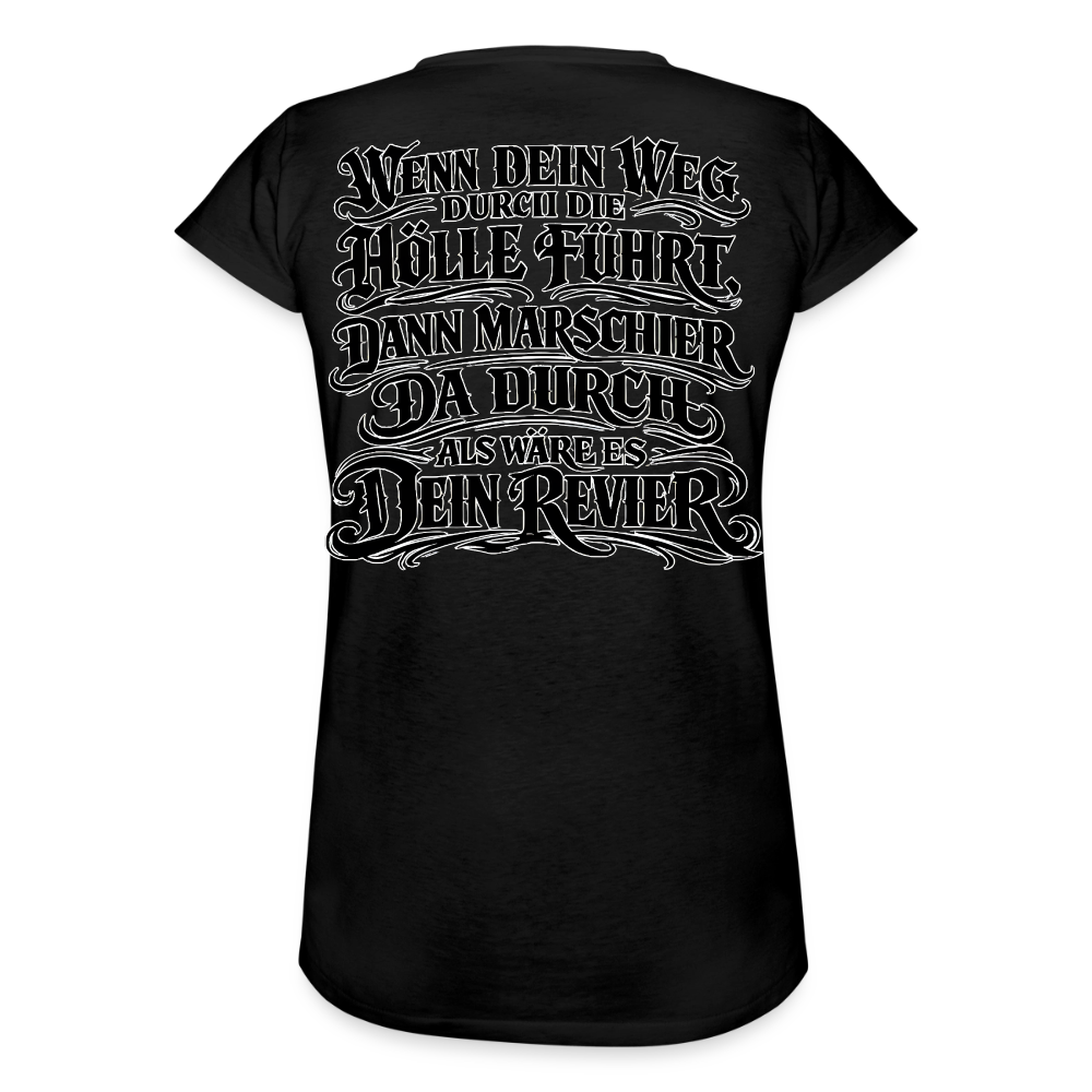 Frauen Vintage T-Shirt - Schwarz