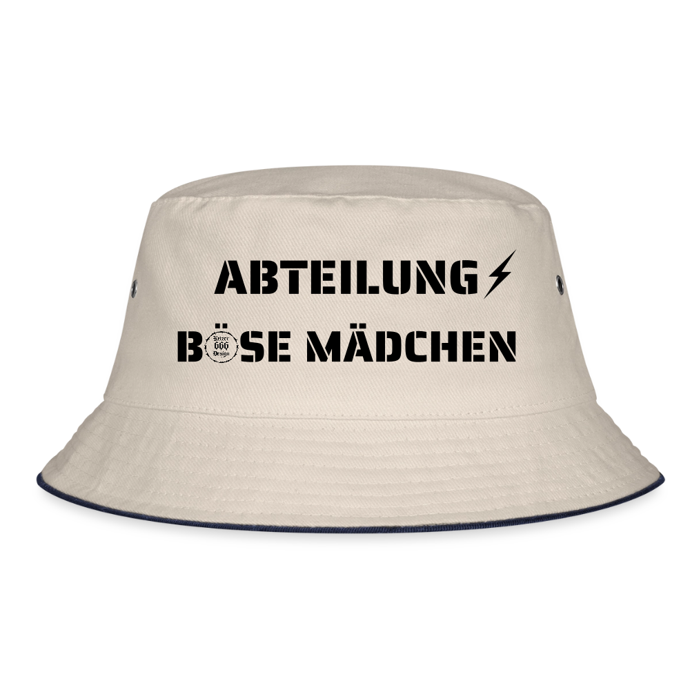 Bucket Hat - Natur/Navy