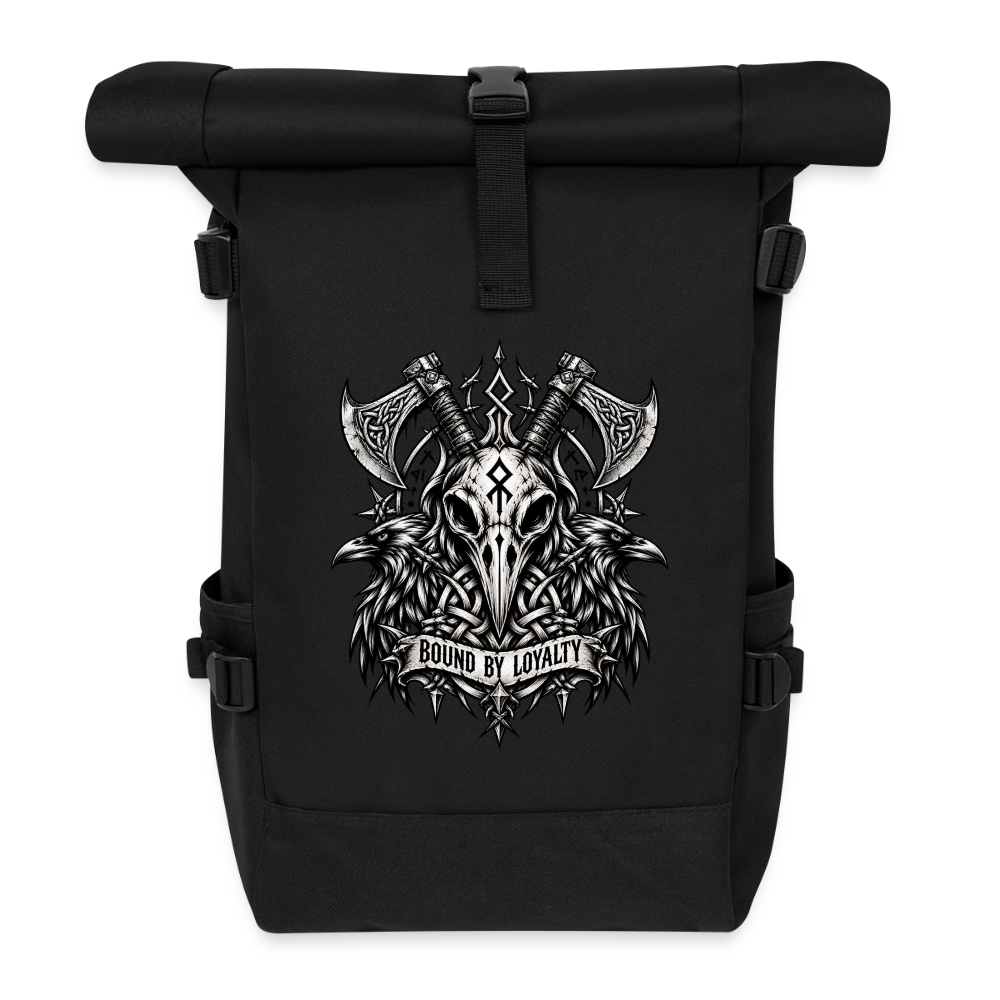 Rolltop Rucksack - Schwarz