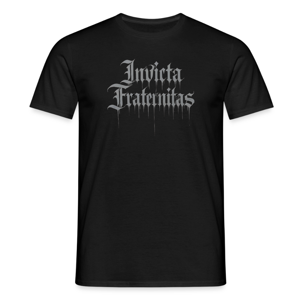 Männer T-Shirt Invicta Fraternitas - Schwarz
