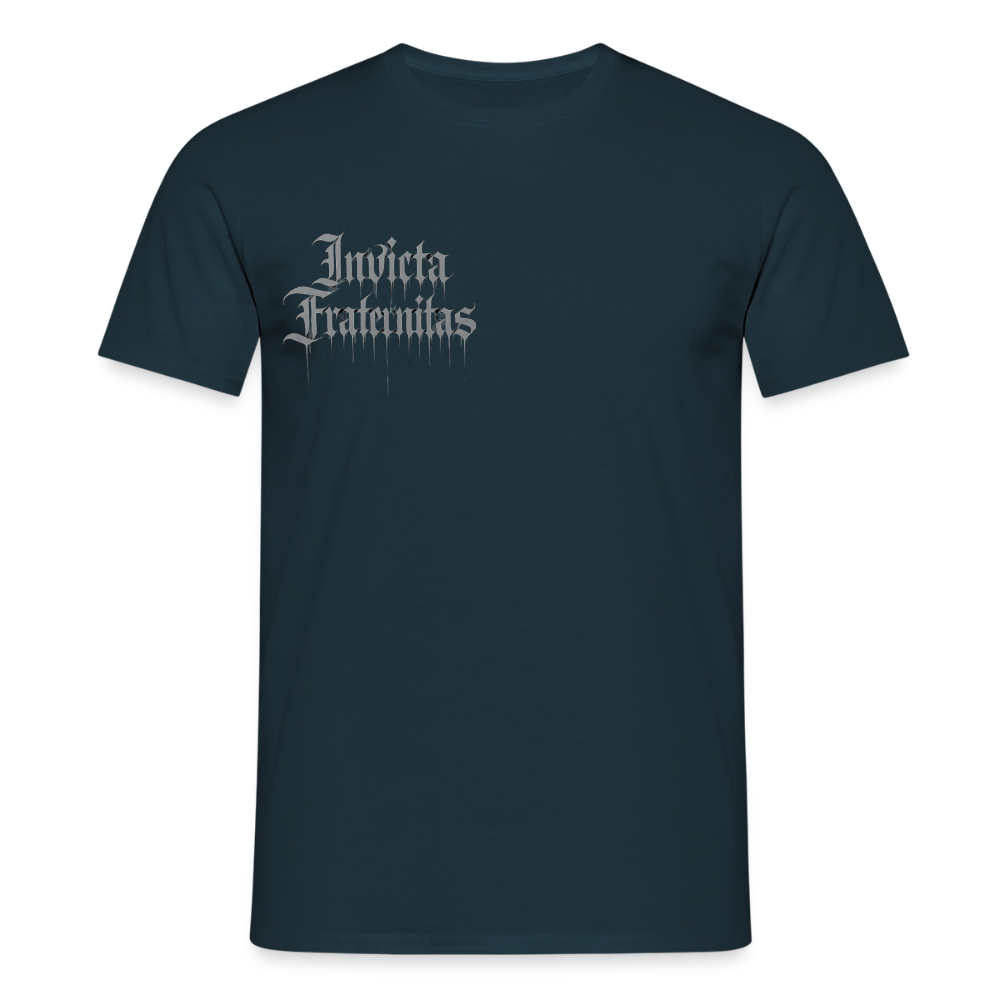 Männer T-Shirt Invicta Fraternitas Front Logo - Navy