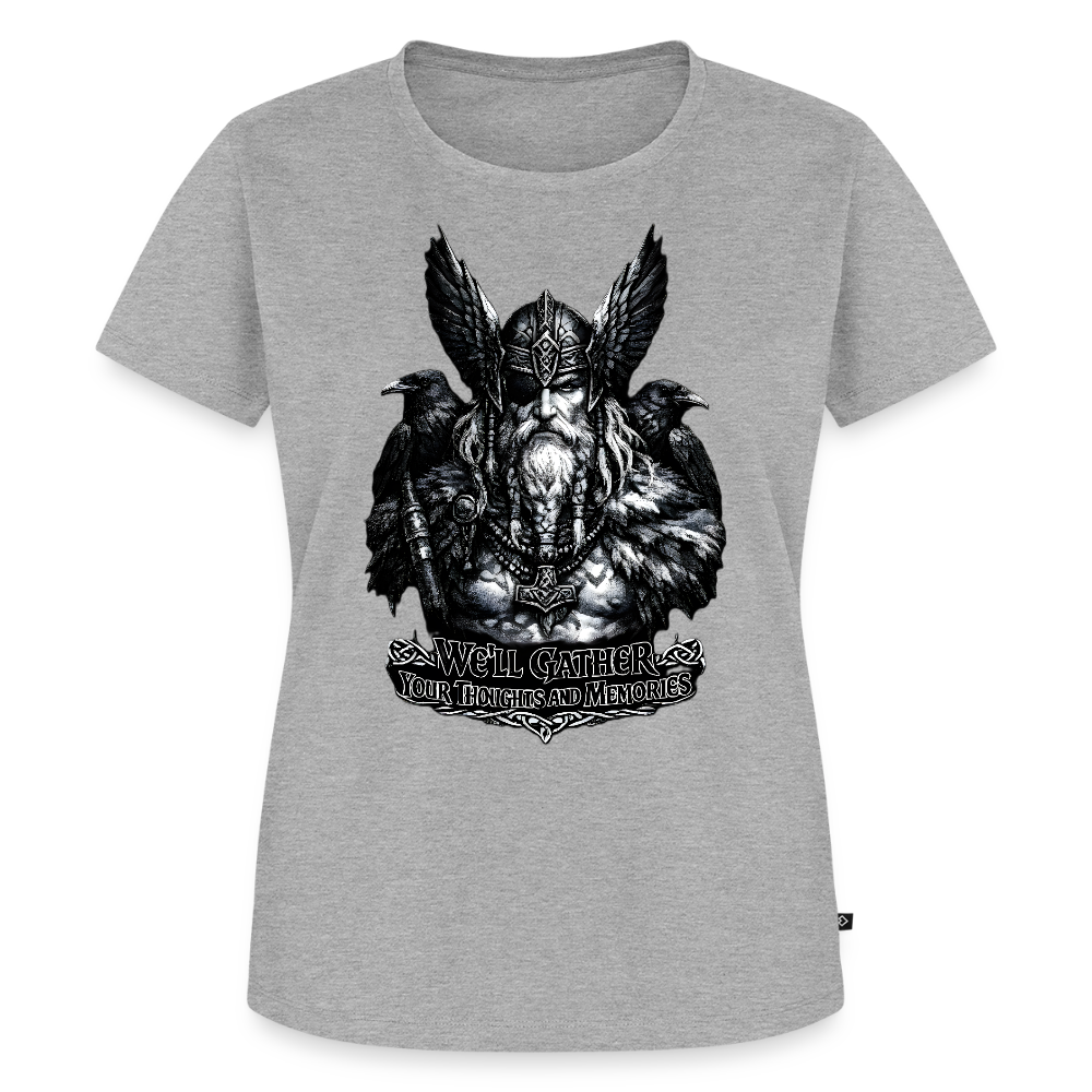Frauen Premium T-Shirt Odin - Grau meliert