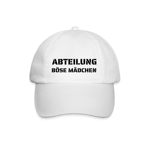 Baseballkappe - Weiß/Weiß