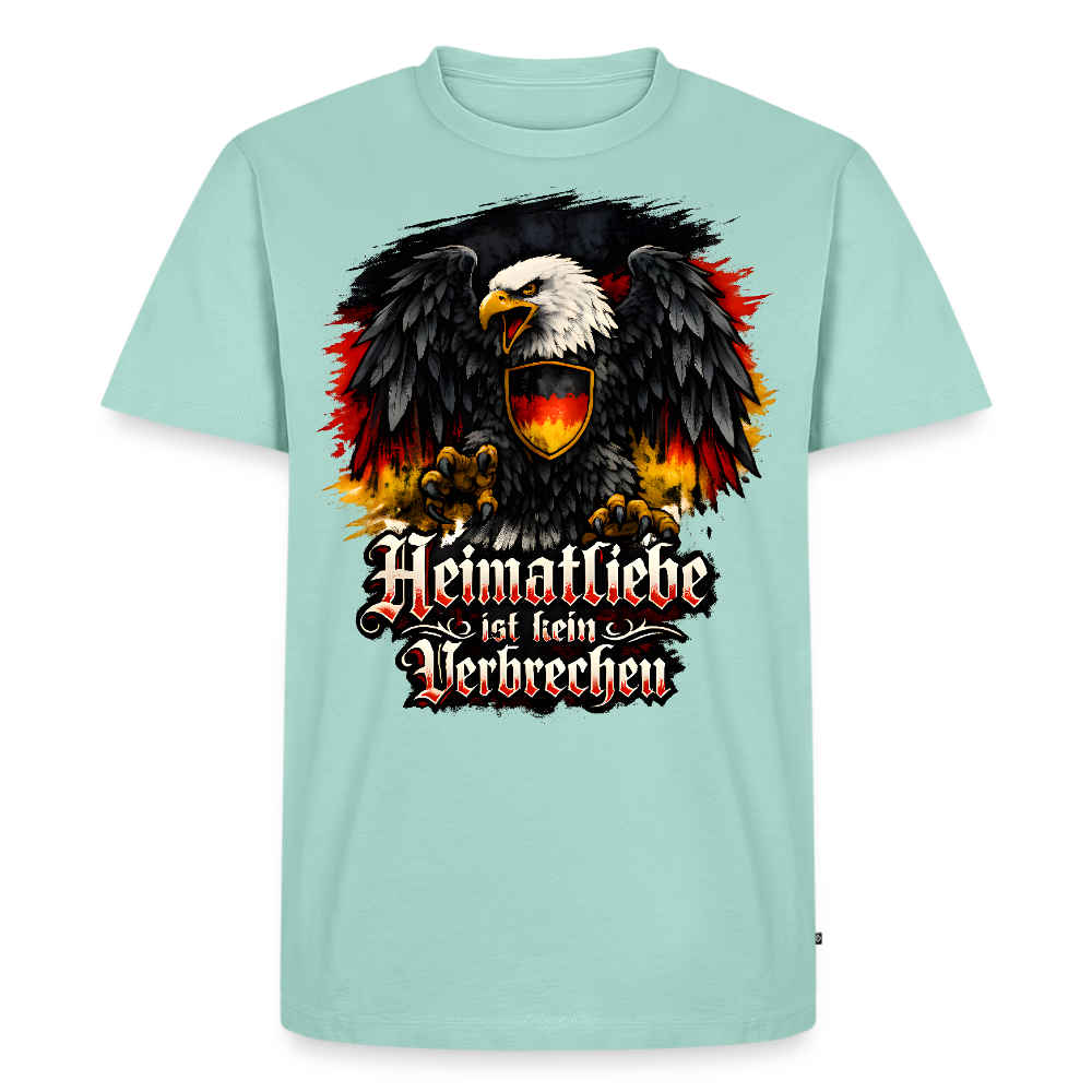 Männer Premium T-Shirt Heimatliebe - Mint 
