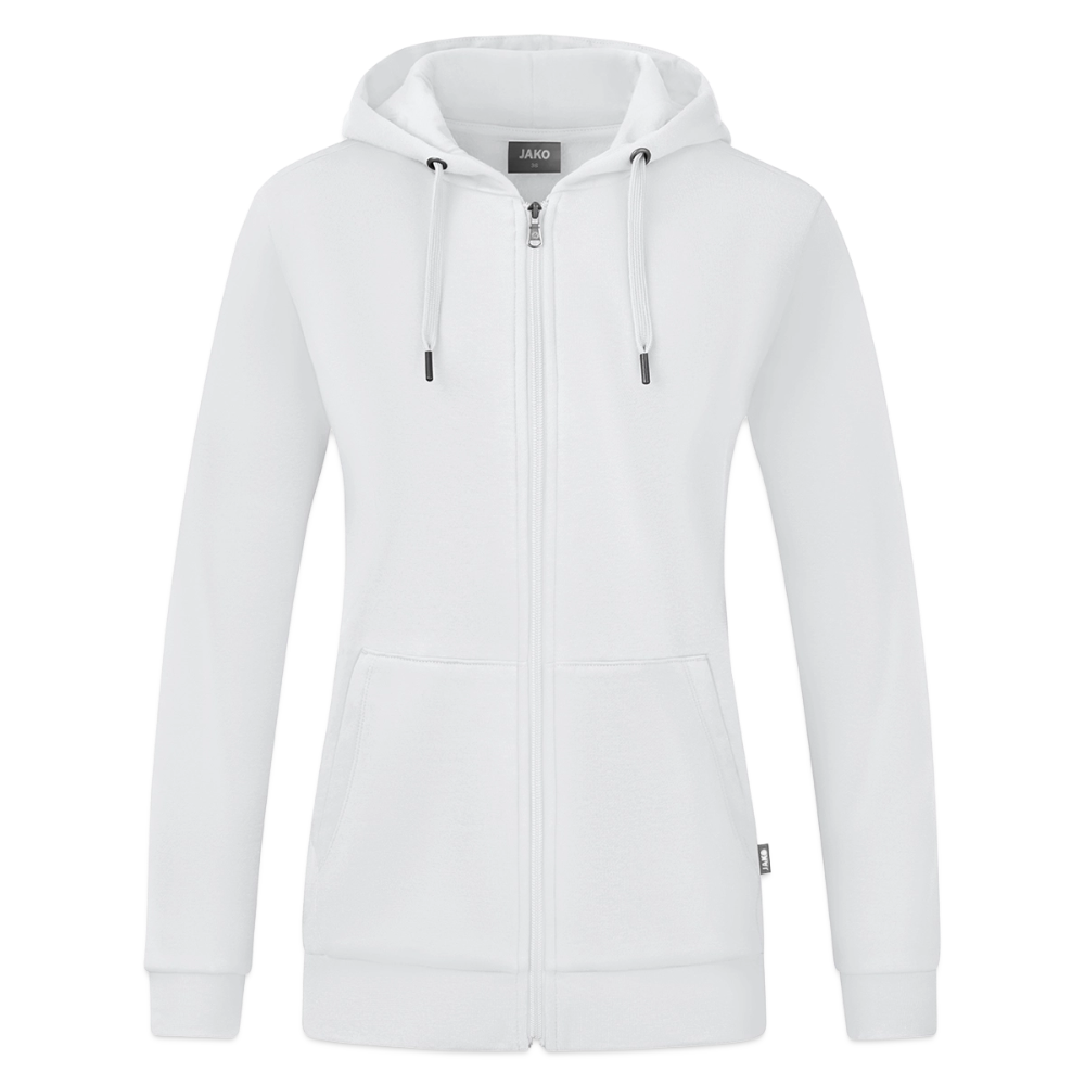 JAKO Frauen Kapuzenjacke Organic - Weiß