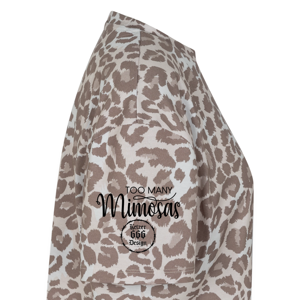 Boxy Leo Frauen Premium Organic T-Shirt Halt einfach deine Fresse - Leopard print