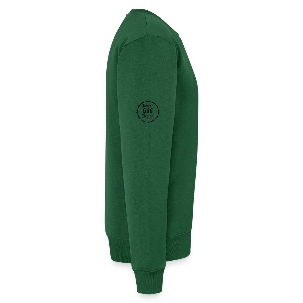 Männer Premium Pullover Only god can judge me - Flaschengrün