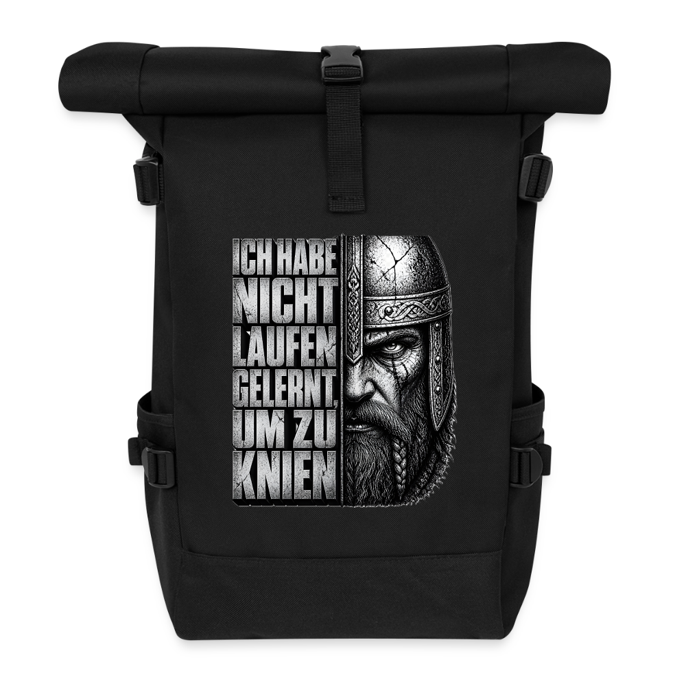 Rolltop Rucksack - Schwarz
