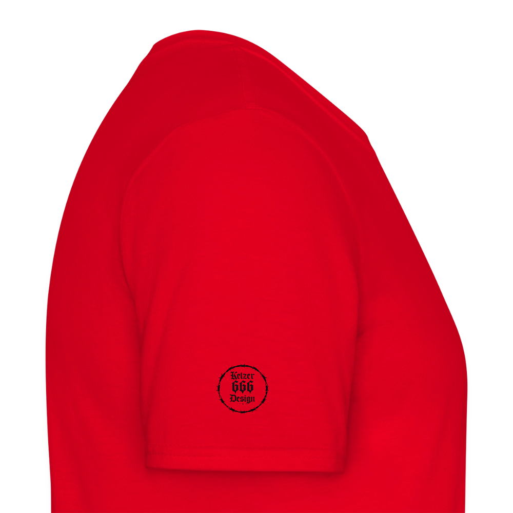 Männer T-Shirt Lieber stehend sterben - Rot