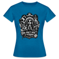 Frauen T-Shirt No Religion - Antikblaues Saphir meliert