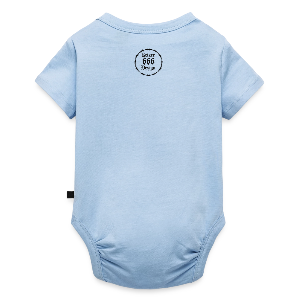 Baby Bio-Kurzarm-Body - Hellblau