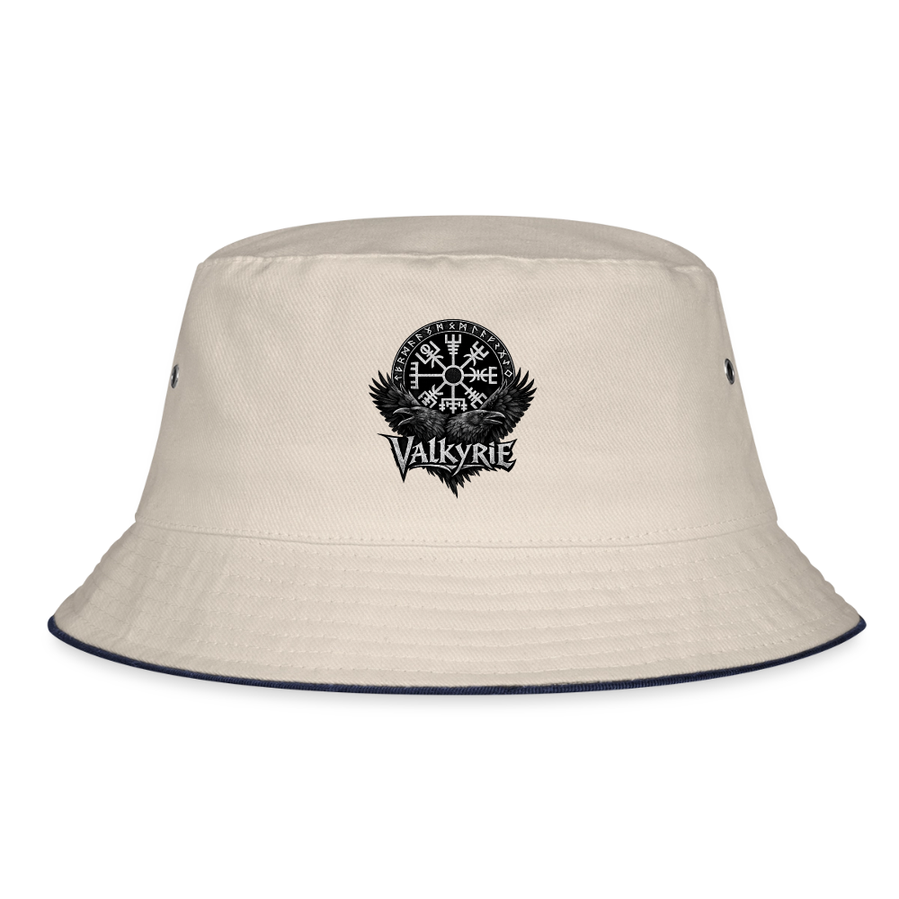 Bucket Hat Valkyrie - Natur/Navy