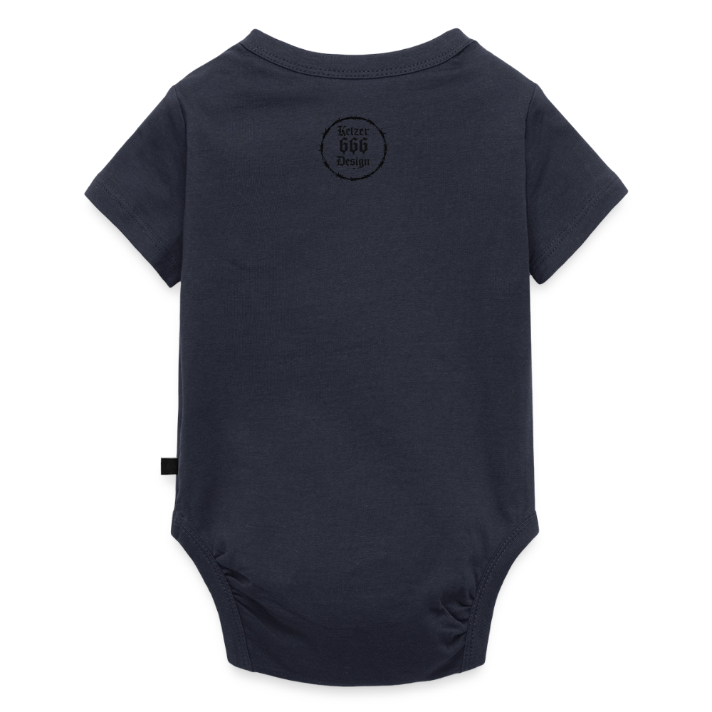 Baby Bio-Kurzarm-Body - Navy