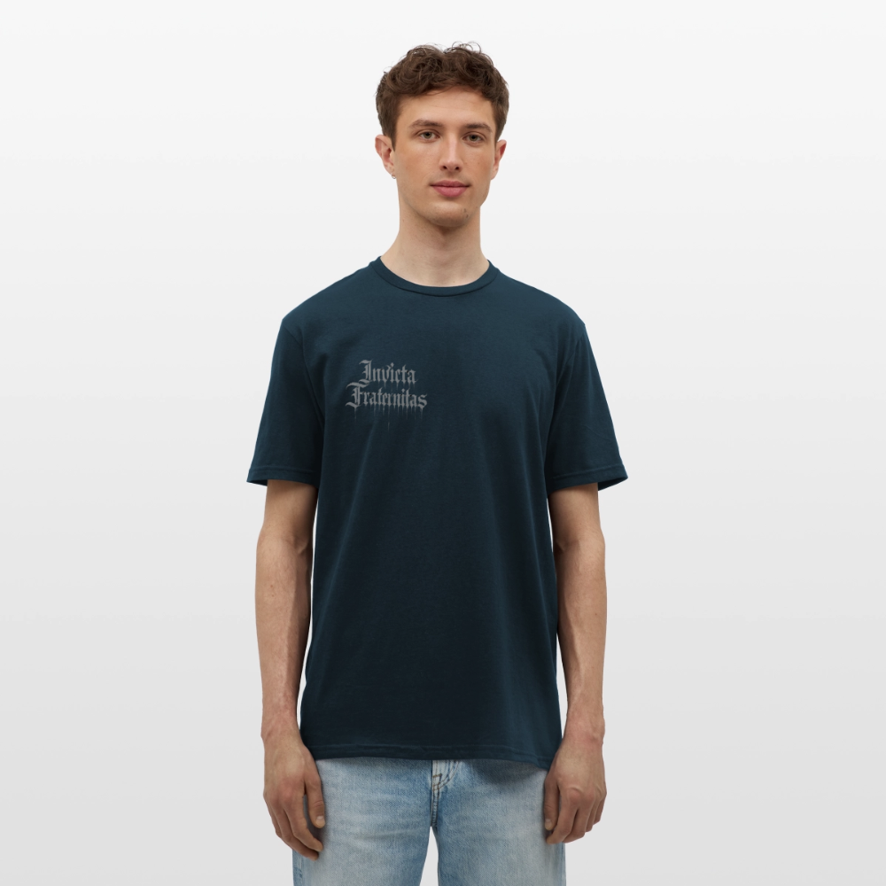 Männer T-Shirt Invicta Fraternitas Front Logo - Navy