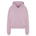 Cropped Oversized Heavyweight Frauen Hoodie - Altrosa