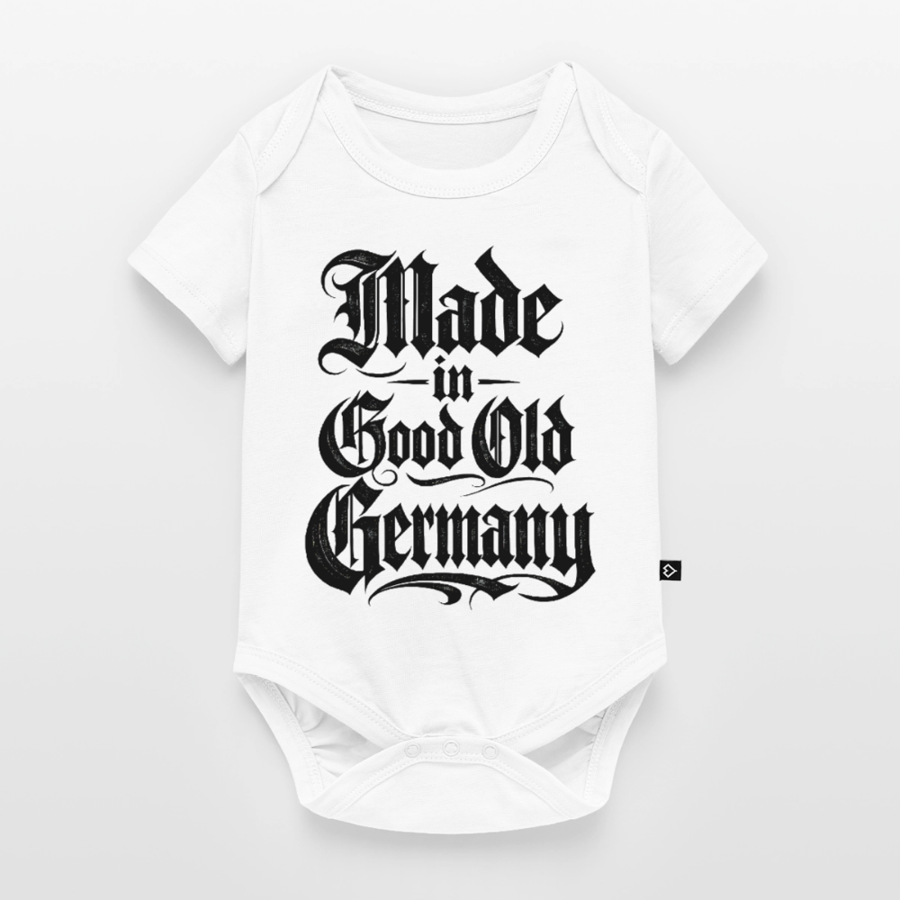 Baby Bio-Kurzarm-Body - Weiß