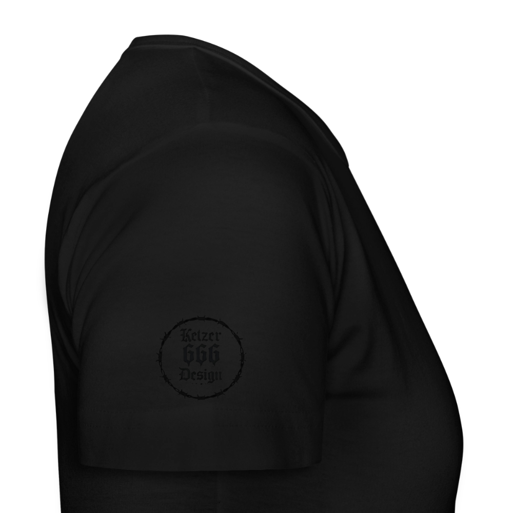 Frauen T-Shirt Lieber stehend sterben - Schwarz