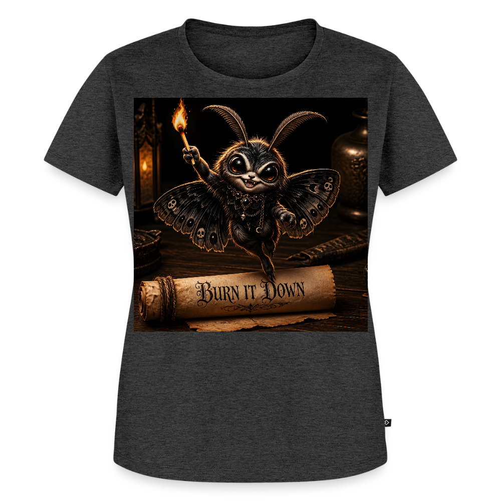 Frauen Premium T-Shirt - Anthrazit meliert