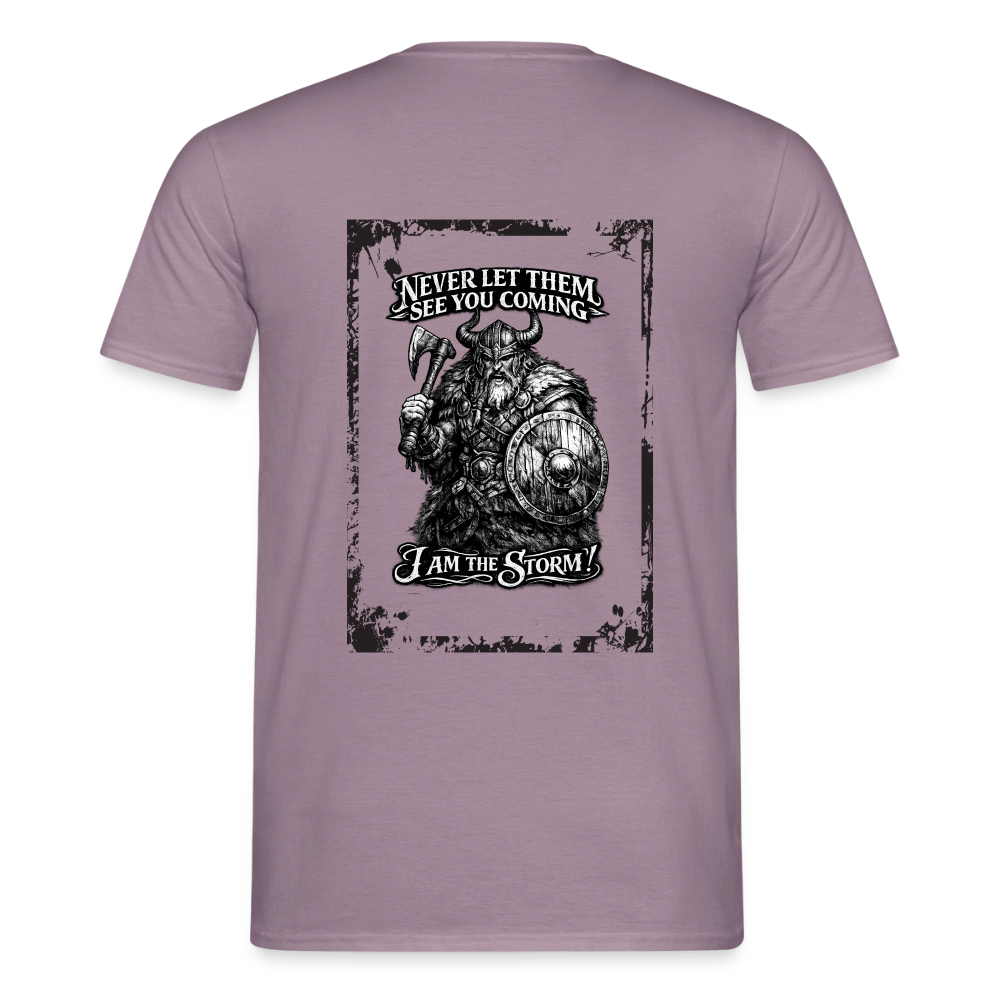 Männer T-Shirt - Lilagrau 