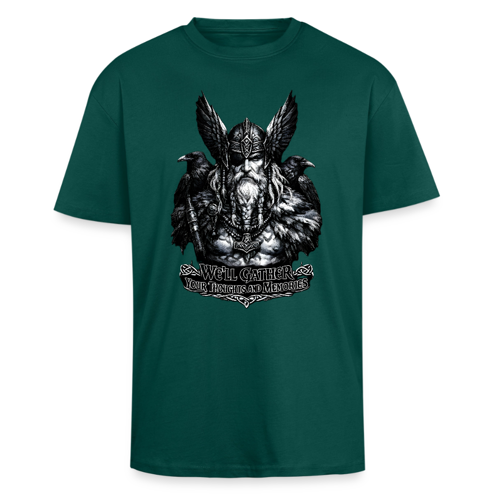 Heavy Oversize T-Shirt Odin - hunter Green