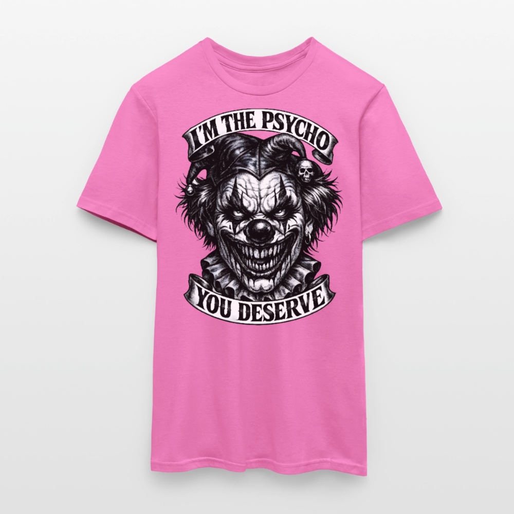 Männer T-Shirt Psycho you deserve - Pink