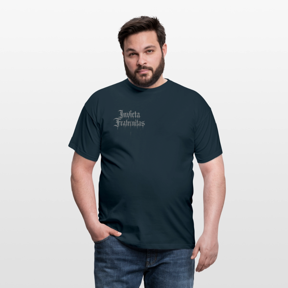 Männer T-Shirt Invicta Fraternitas Front Logo - Navy