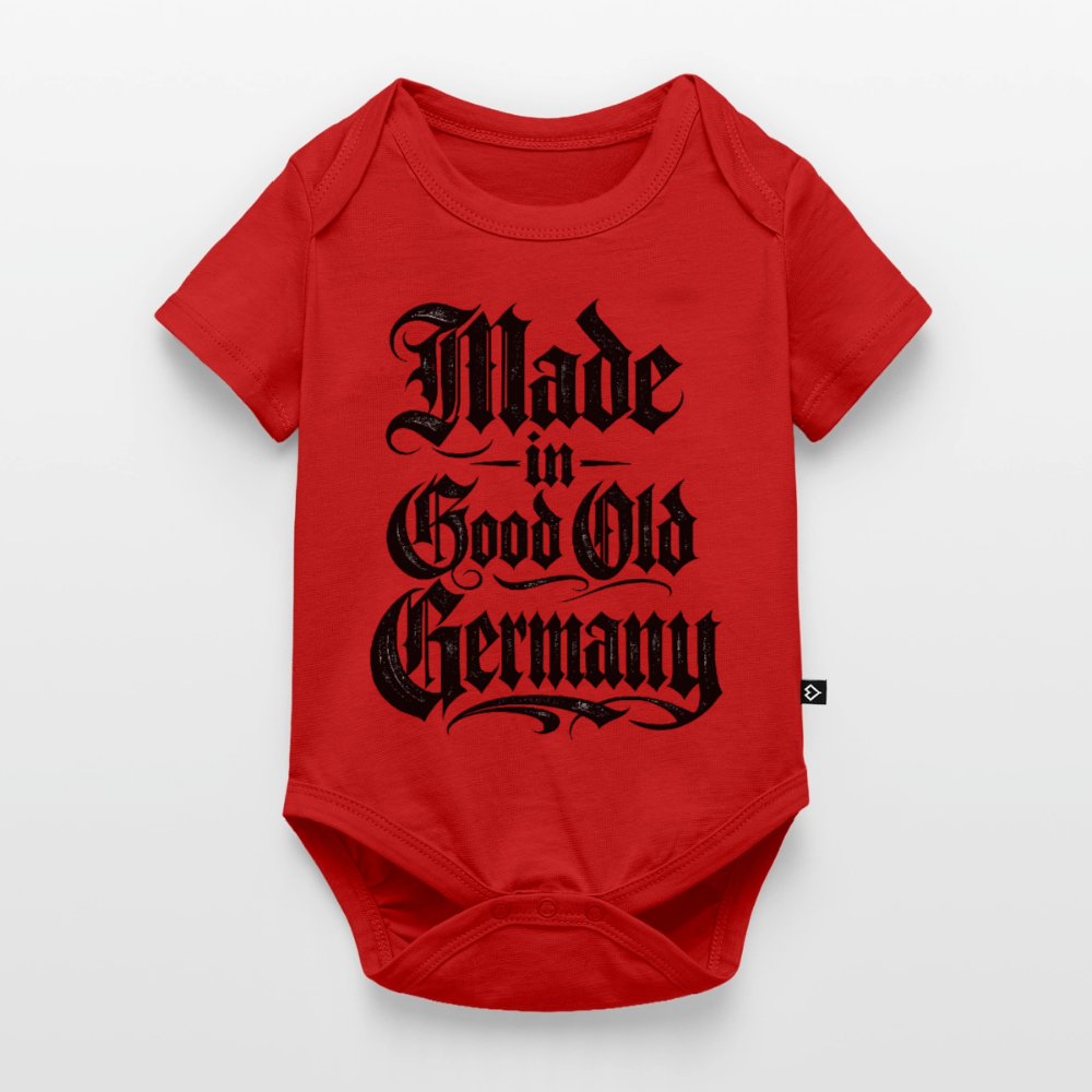 Baby Bio-Kurzarm-Body - Rot