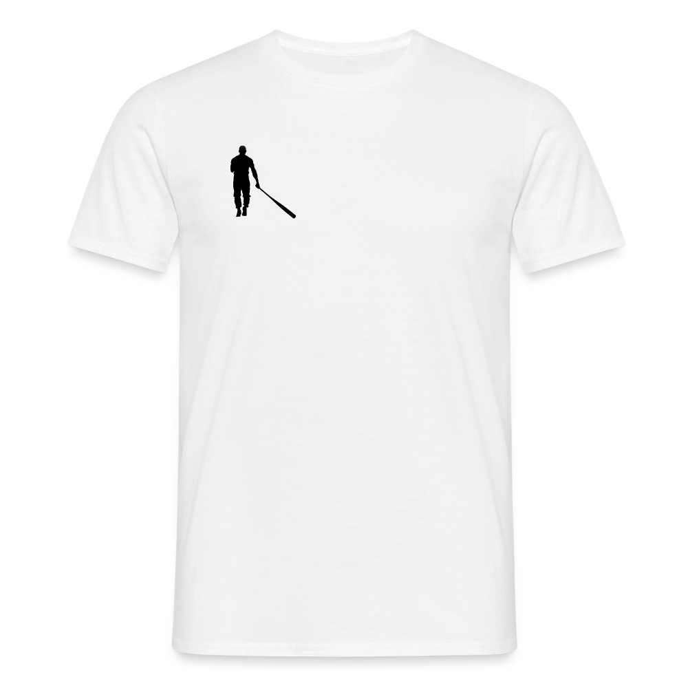 Männer T-Shirt Lieber stehend sterben - Weiß