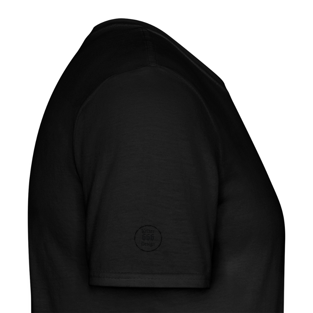 Männer T-Shirt Lieber stehend sterben - Schwarz