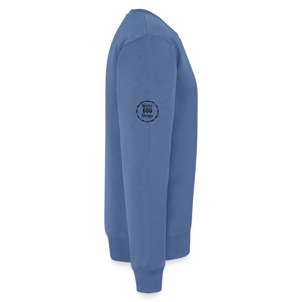 Männer Premium Pullover Only god can judge me - Taubenblau
