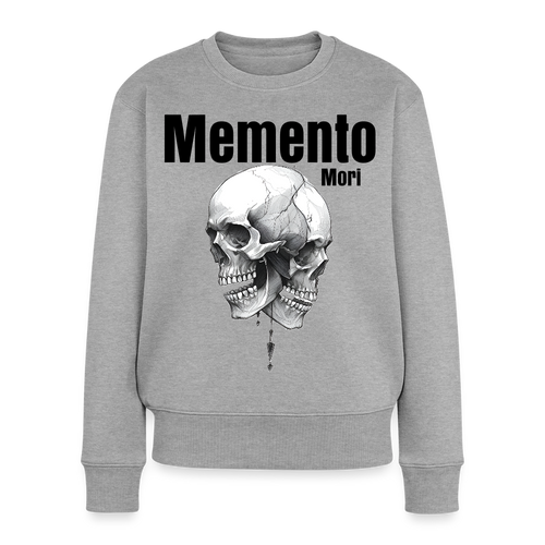 Frauen Premium Pullover - Grau meliert