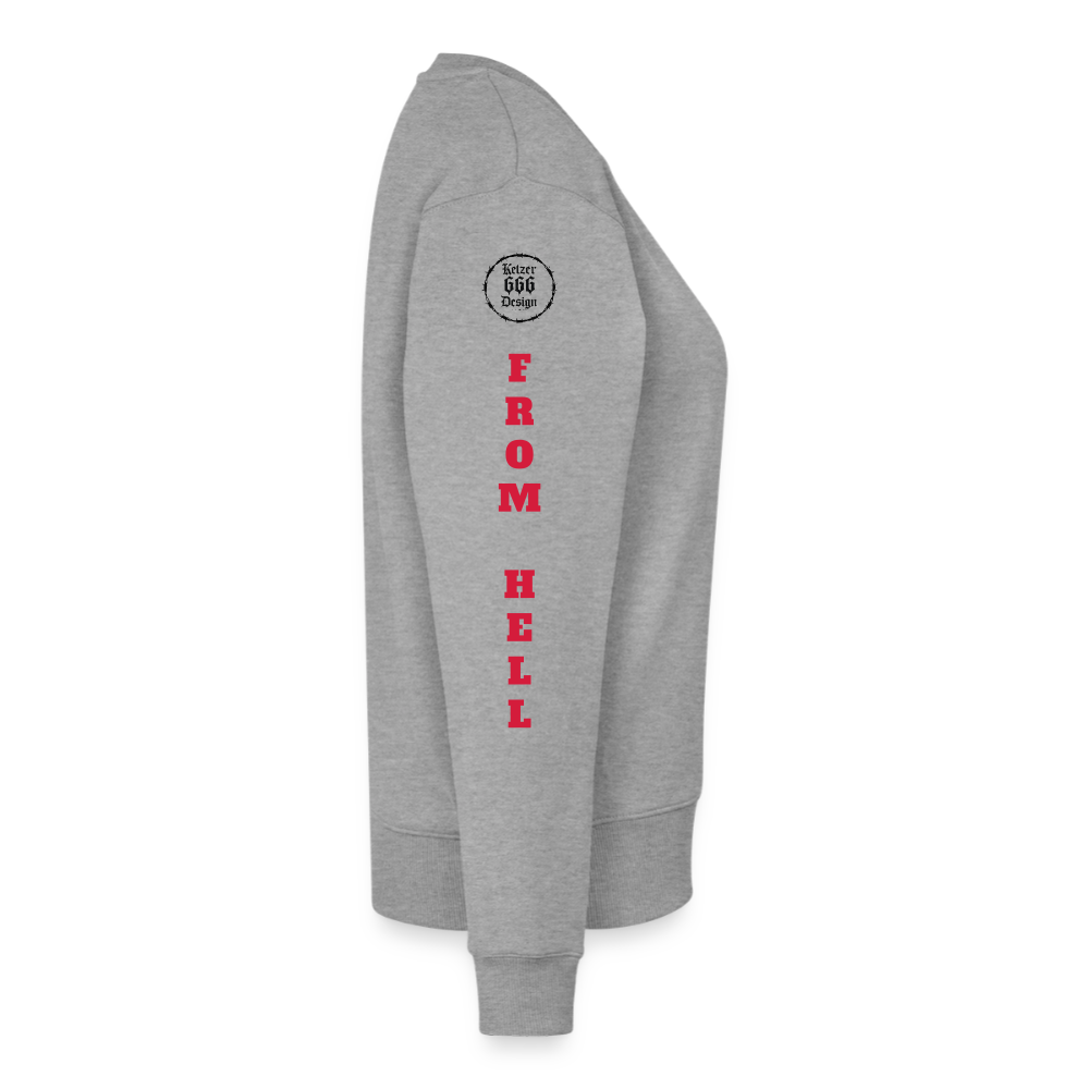 Frauen Premium Pullover - Grau meliert